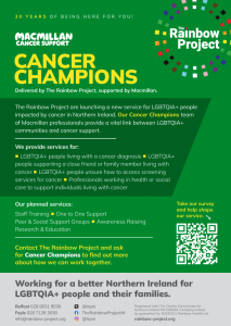 Cancer Champions Flyer